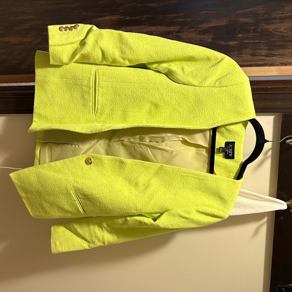 J. Crew Bright Yellow Blazer